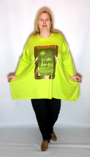 Туника BL-7766 лайм (Турция, разные производители) — размеры 2