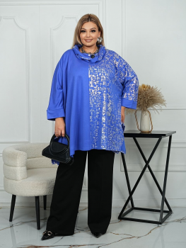 Туника "Хомут" темно-голубой Туника "Хомут" темно-голубой