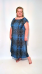 Платье (Пл012-018) синий (Smart-Woman, Россия) — размеры 56-58, 68-70, 72-74, 76-78, 80-82