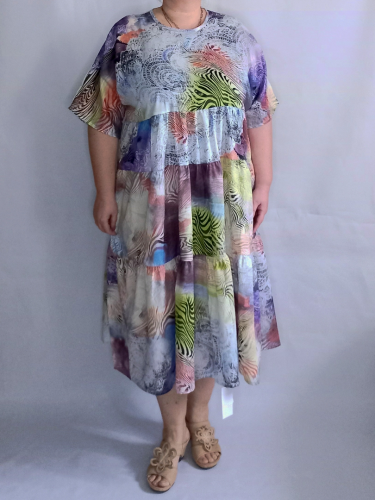 Платье (Пл050) кружева (Smart-Woman, Россия) — размеры 3XL, 5 XL, 56-58